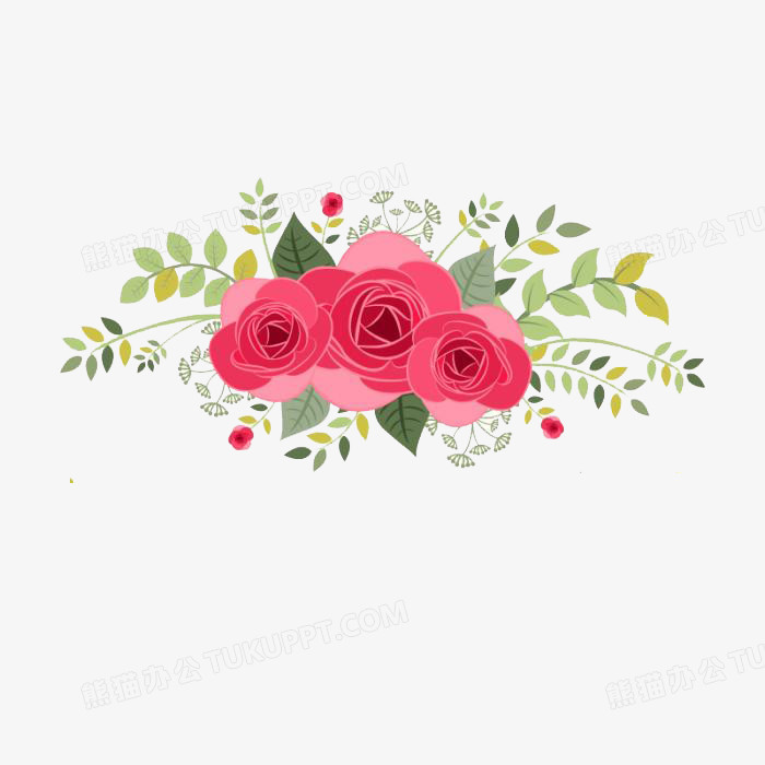 花叶交织，平面世界中的自然之美