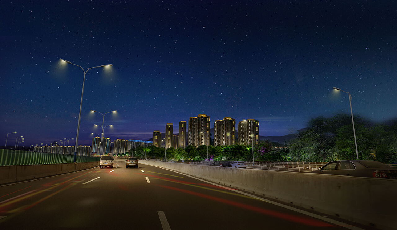 梦幻光影，点亮城市夜空——景观照明平面设计之美