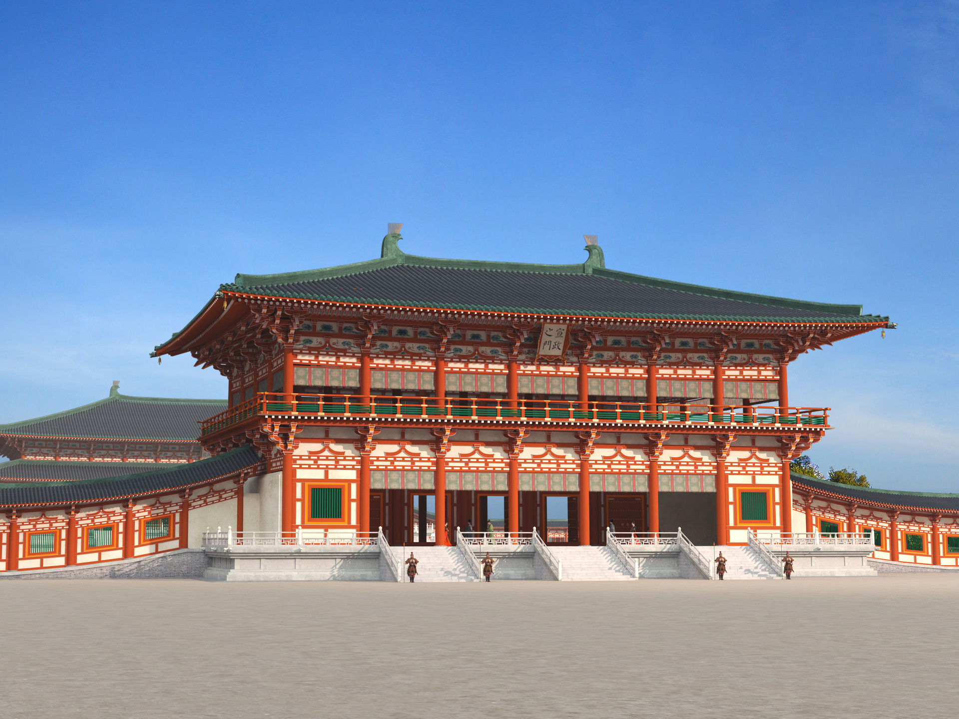 唐风建筑，平面布局的艺术画卷