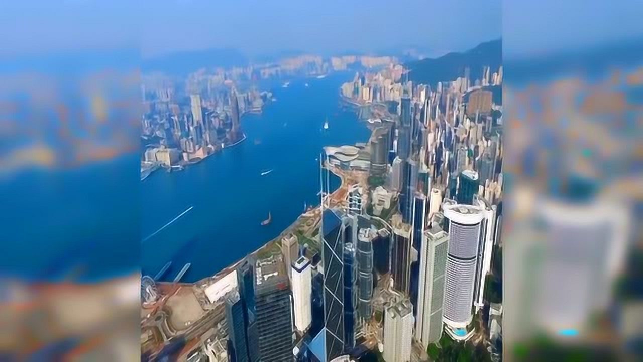 香港街景：平面设计中的繁华缩影