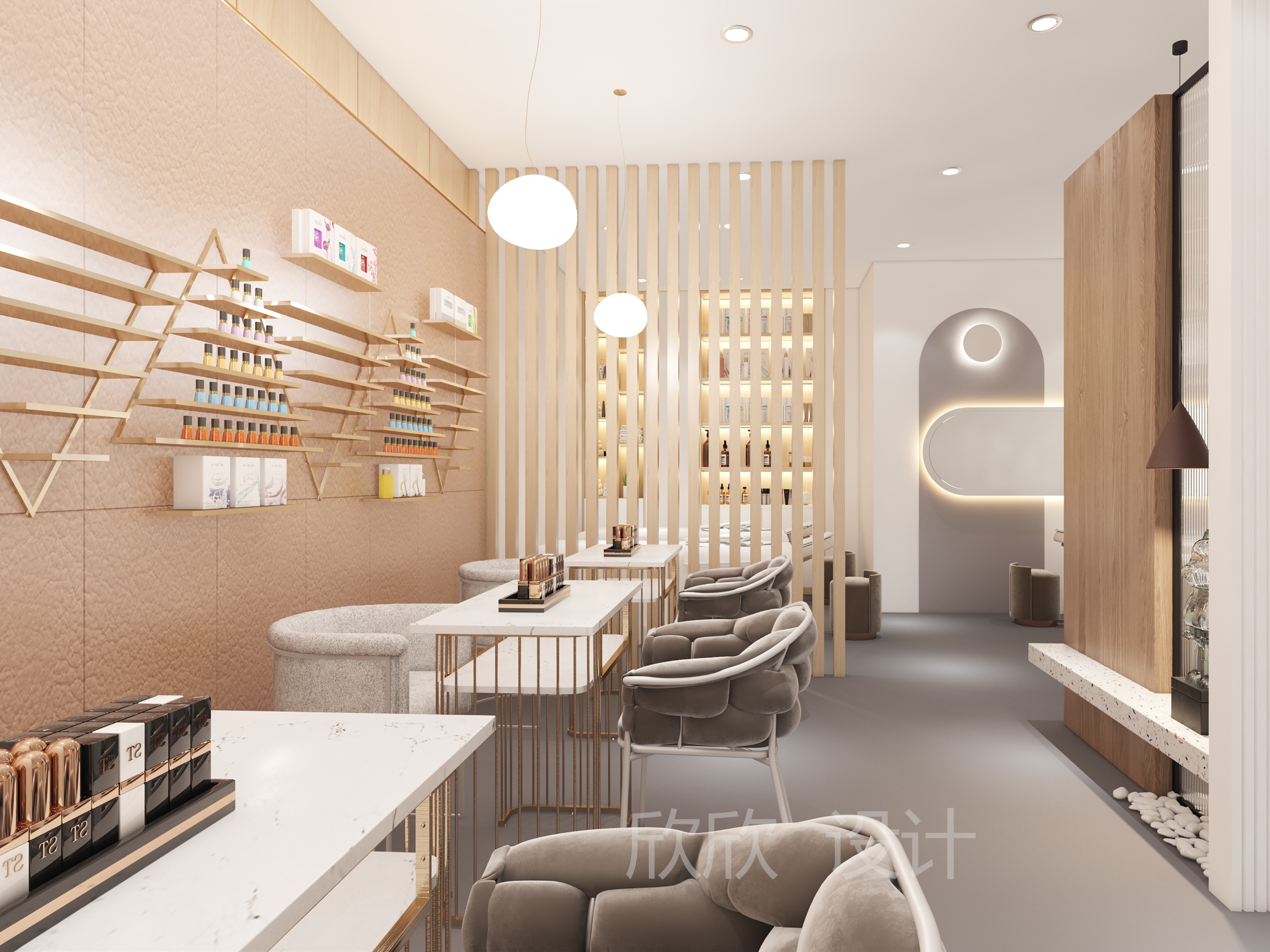 回味经典，指尖上的复古风情——复古美甲店平面设计图赏