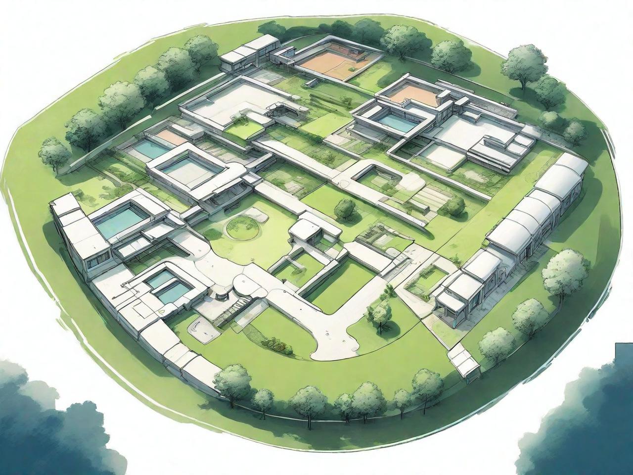 场地建设平面设计：打造梦想家园的蓝图
