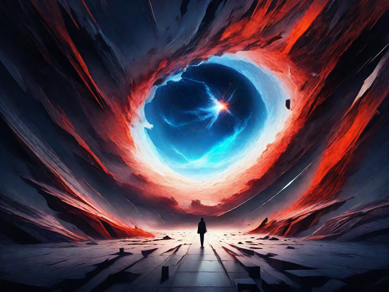 《时空交错，破碎之美：探索时空破碎平面设计新境界》