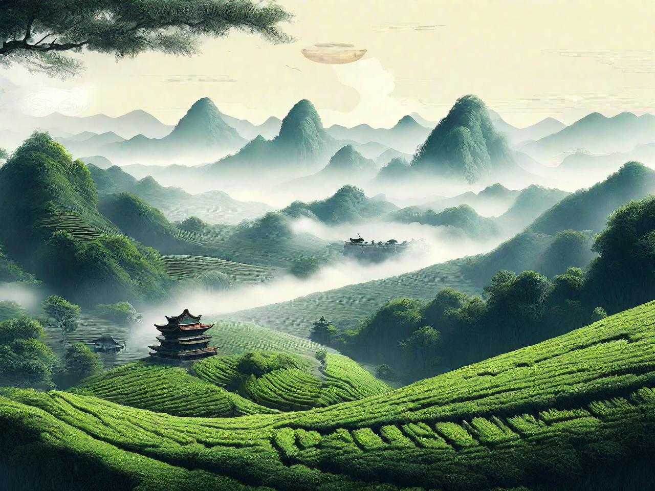 荔湾茶香，墨舞丹青——荔湾茶业平面设计图赏