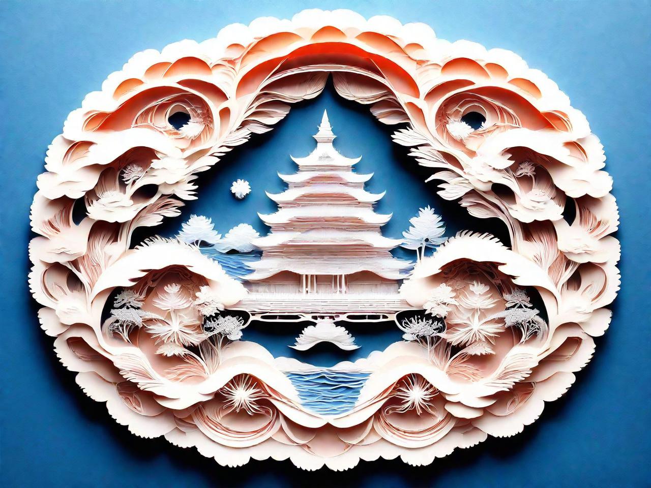 多层剪纸,艺术与设计的完美融合