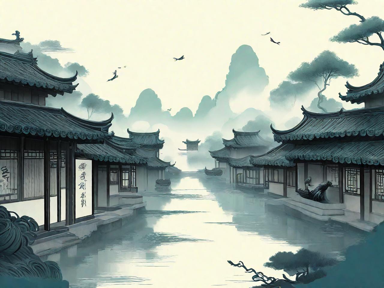江南烟雨，墨色生香——江南文化平面设计图鉴