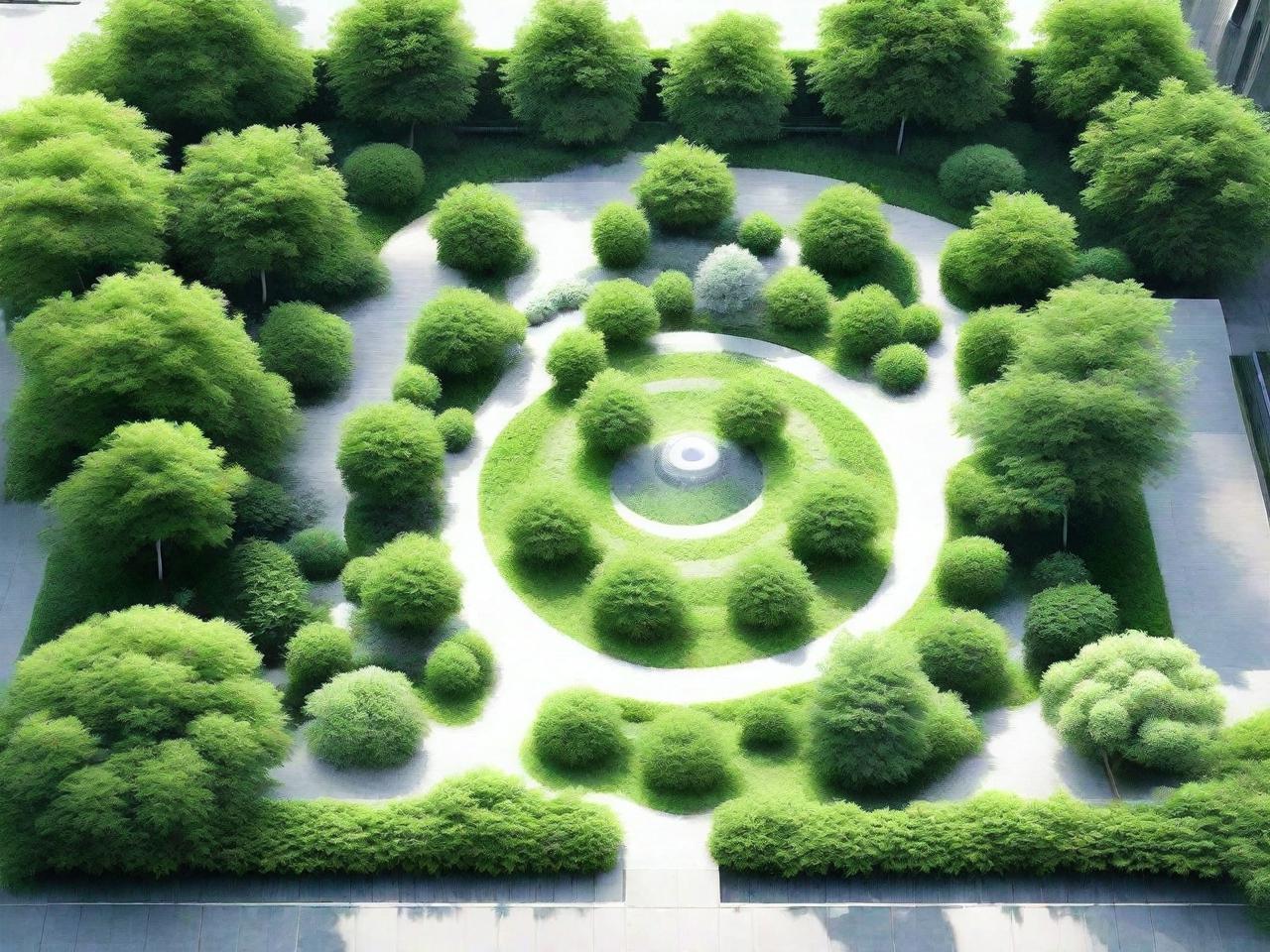 植物组团平面设计：绿意盎然的视觉盛宴
