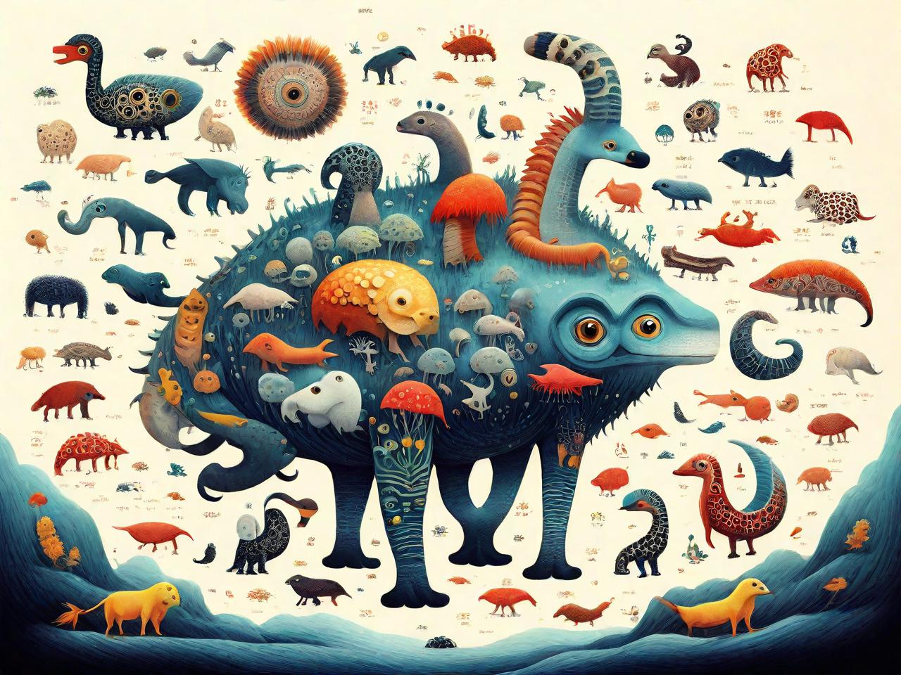 《动物图画，平面设计的奇幻之旅》