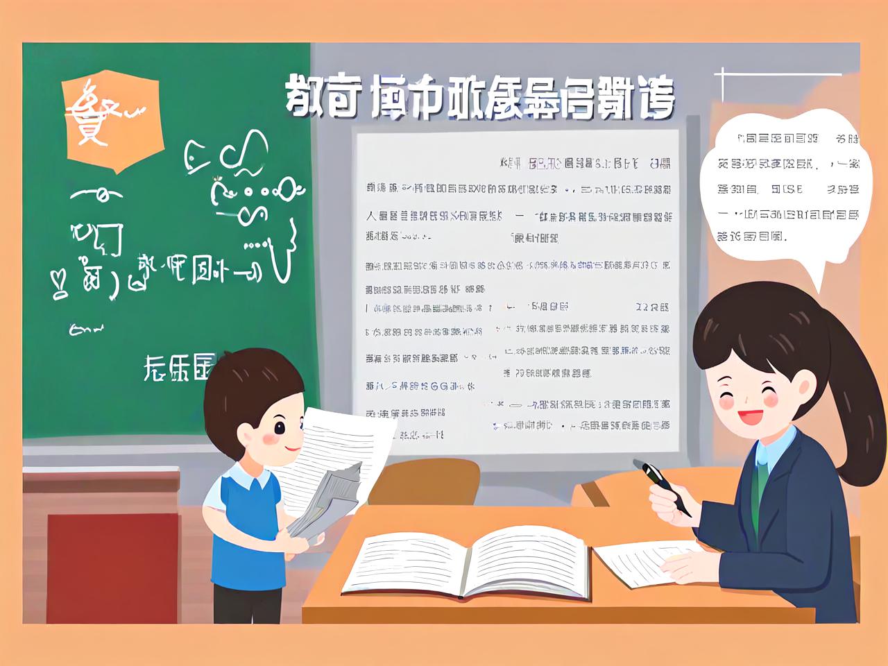 教师风采新篇章：创意教师简介平面设计图解