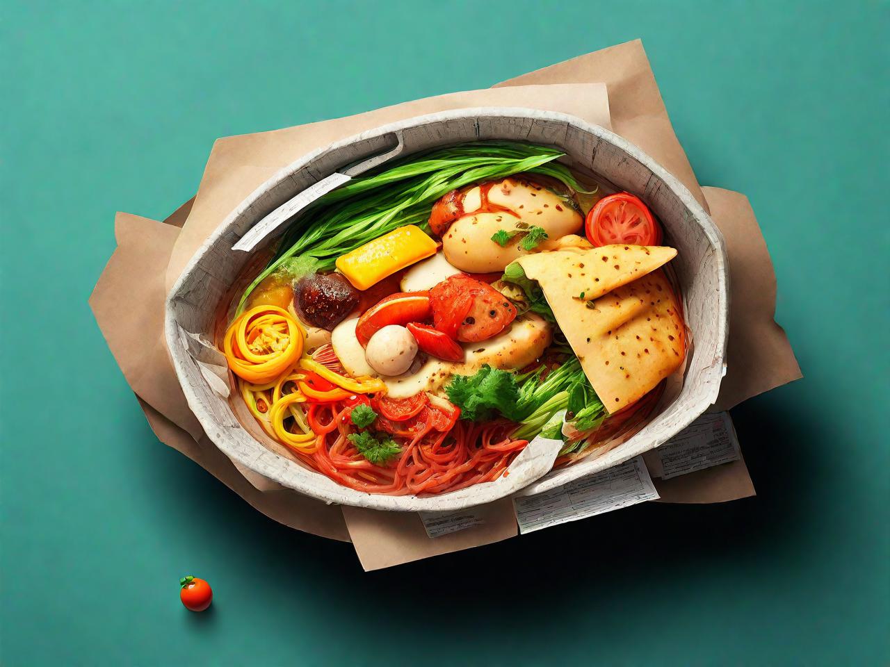 外卖单的视觉盛宴：创意设计打造美食新体验