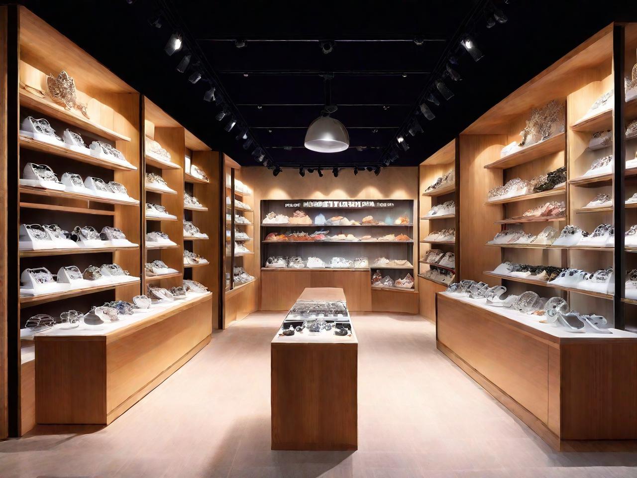 饰品小店：光影交织的时尚空间