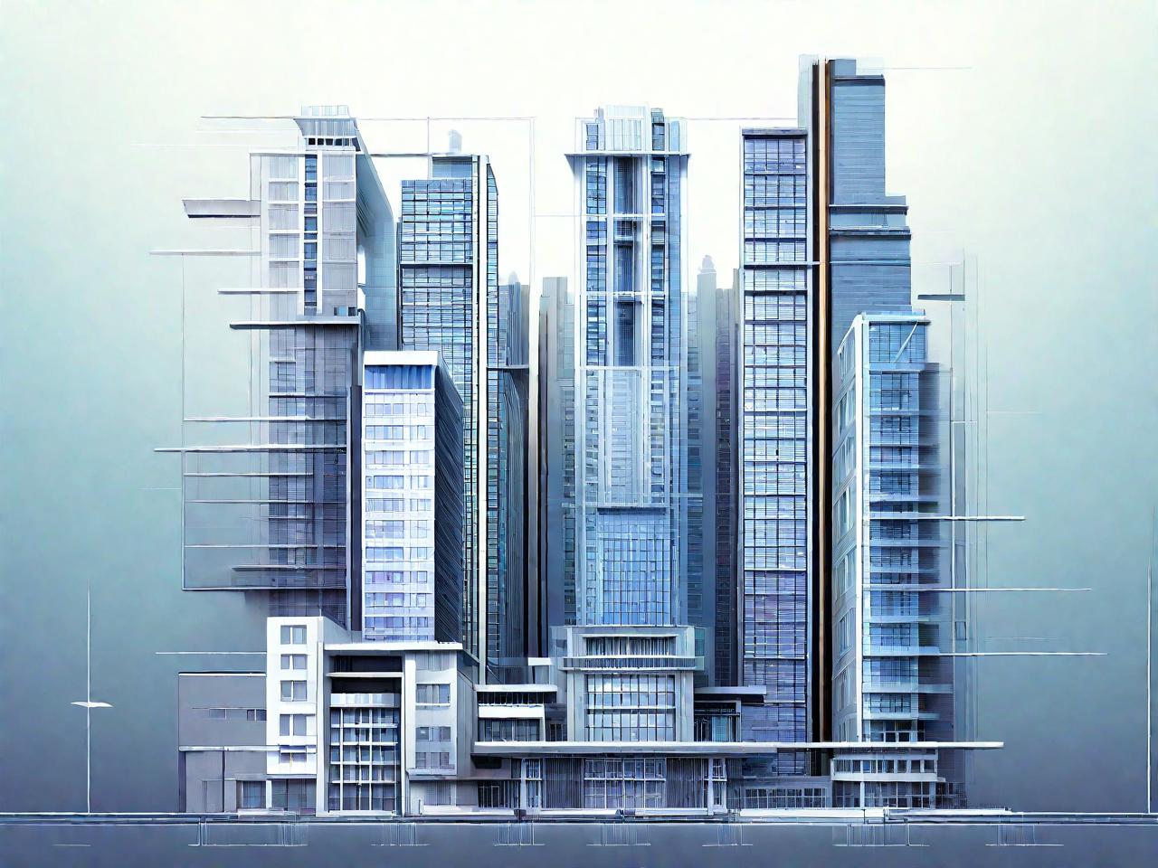 高楼大厦的平面设计:绘制艺术与建筑之美