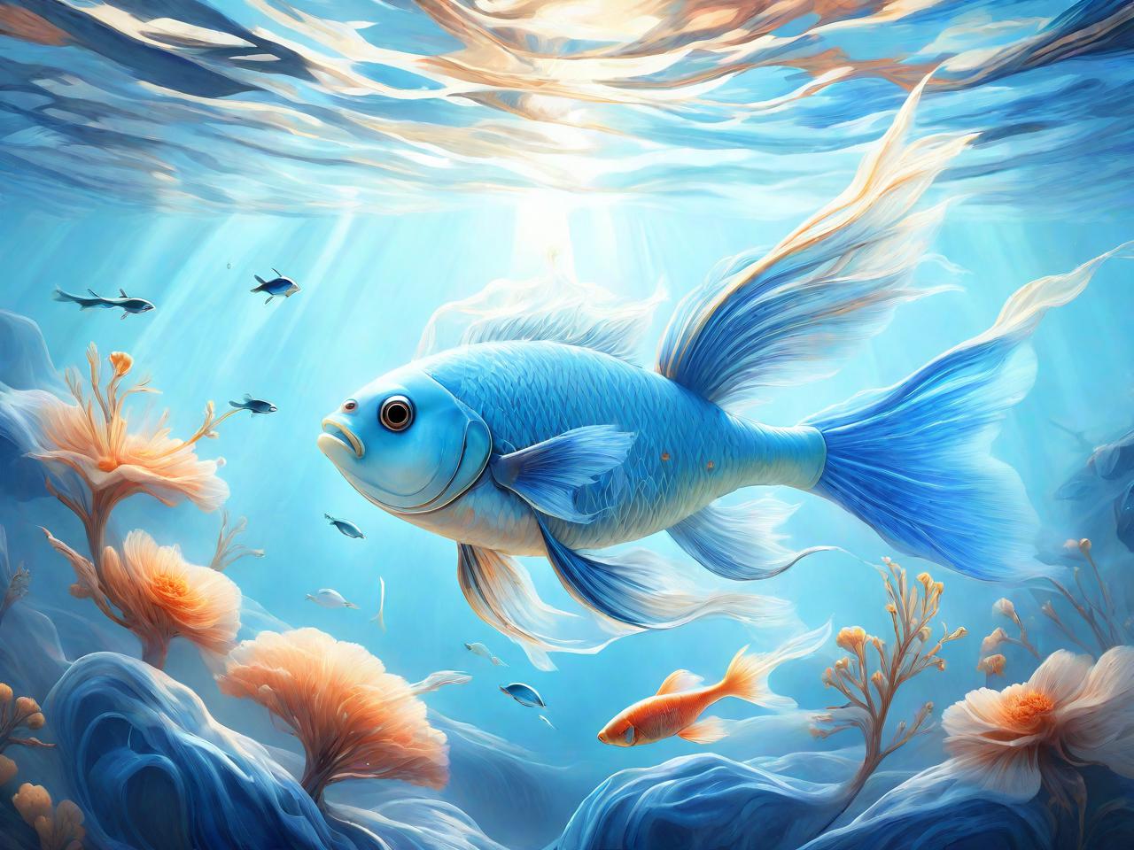 青鸟与鱼：一场视觉的浪漫邂逅
