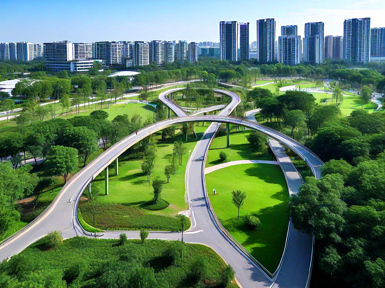 绿轴公园：未来城市绿肺的蓝图