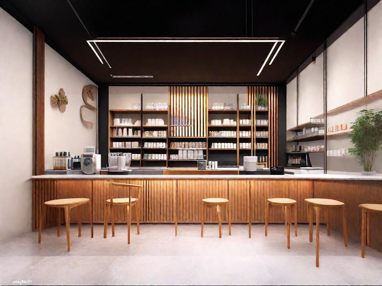 茶香四溢，设计巧思——茶饮店平面设计图片赏析
