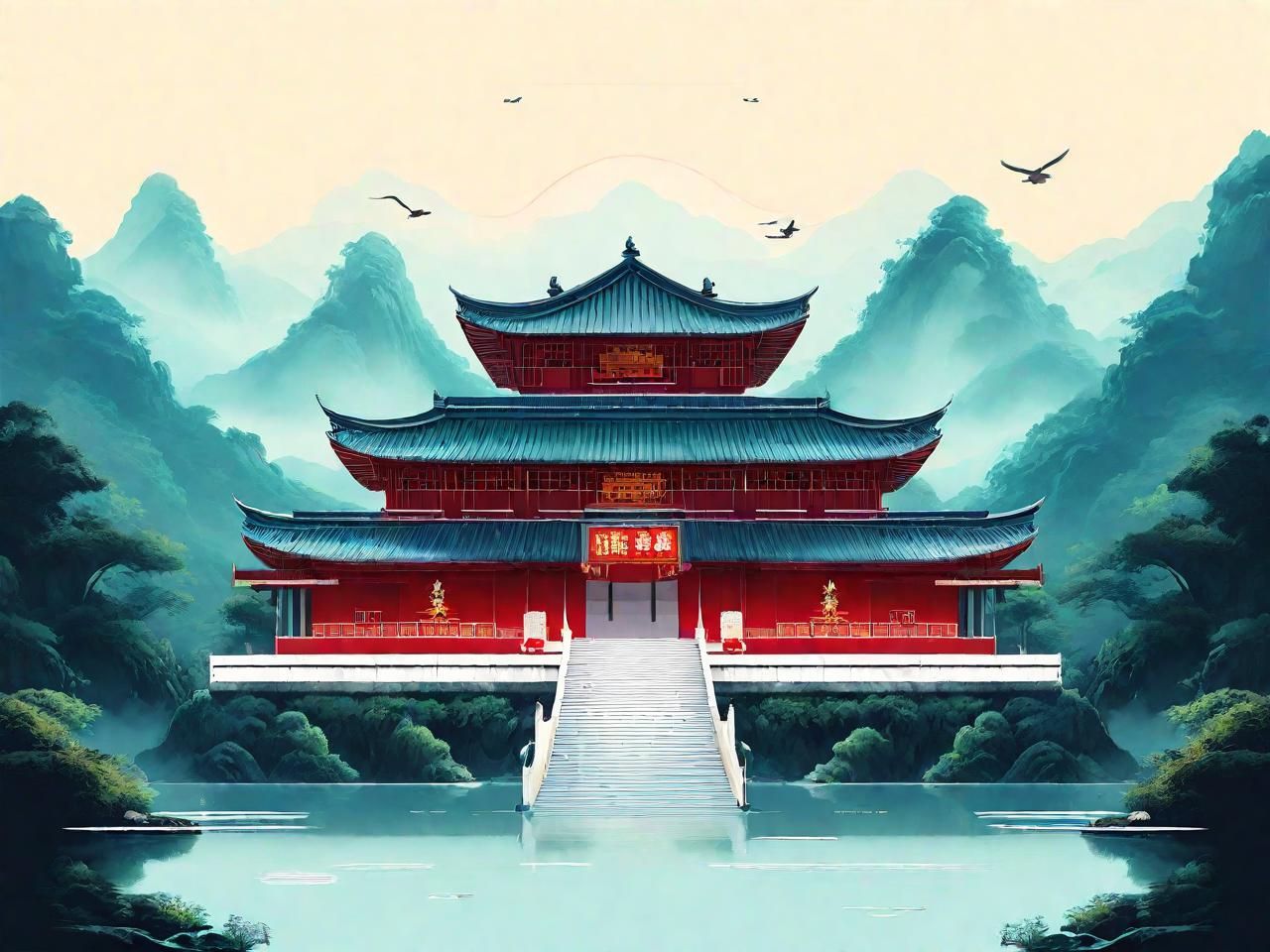 山水之间：探索山字祠堂的平面设计之美