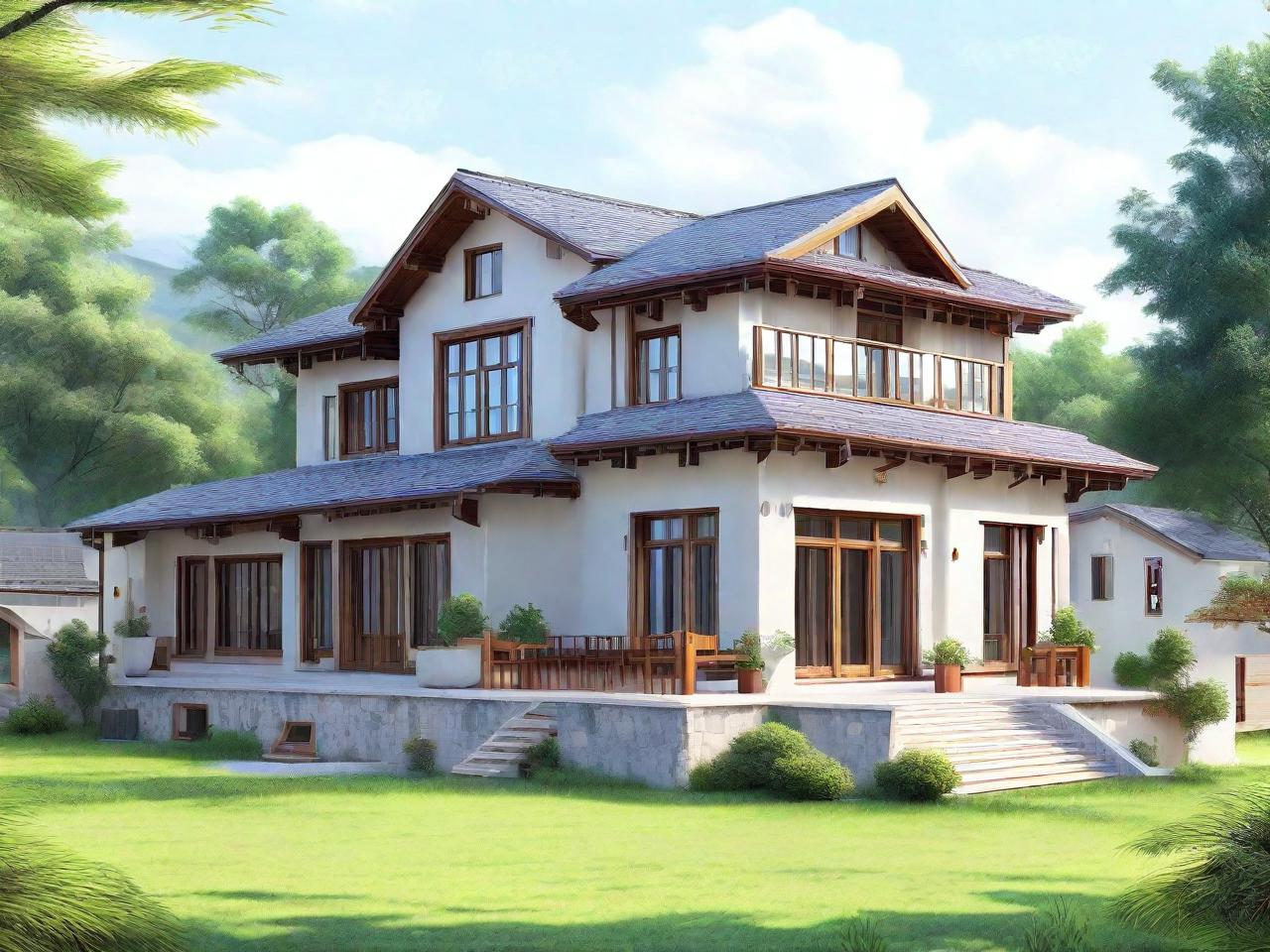 《梦幻田园：自建民宿平面设计图鉴》