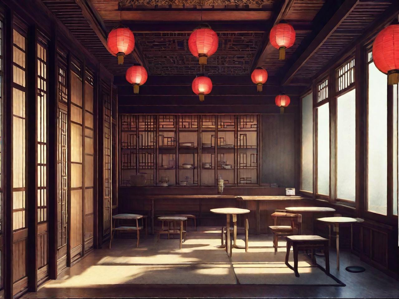 茶香四溢：茶馆平面设计图鉴之美