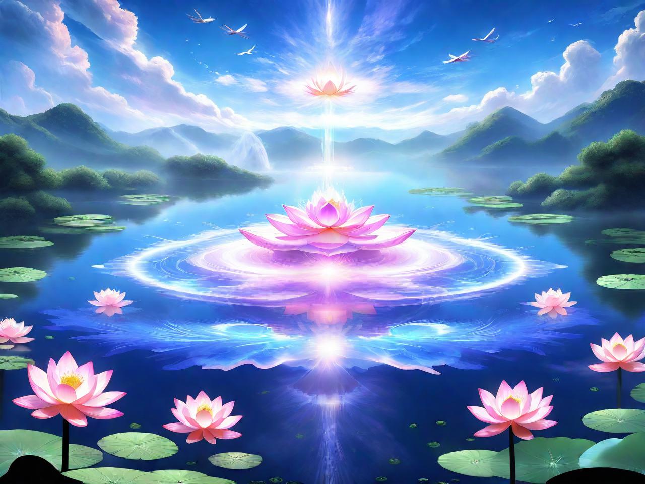 莲花湖平面设计：梦幻水景的视觉盛宴