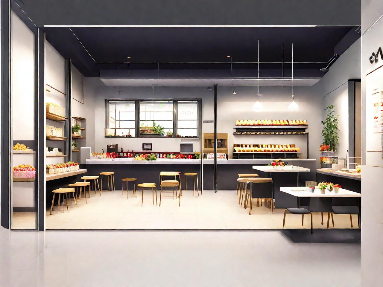 《轻食美学：轻餐店平面设计图鉴》