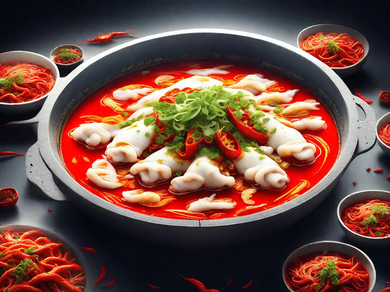 麻辣鱼平面设计：美食与视觉的完美邂逅