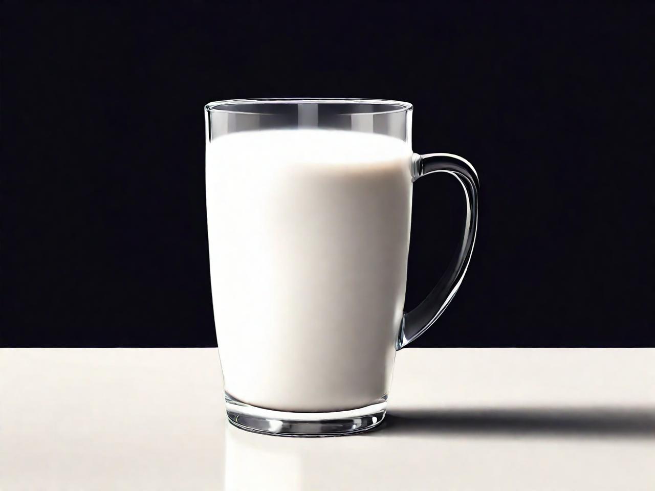 《牛奶杯平面设计：简约中的艺术魅力》