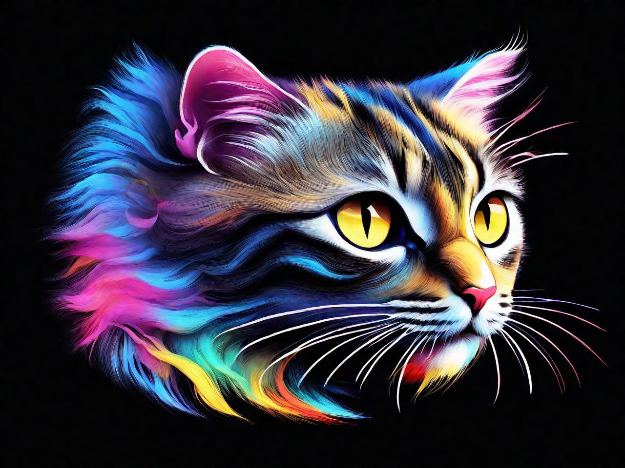 猫步轻移：探索猫科动物平面设计之美