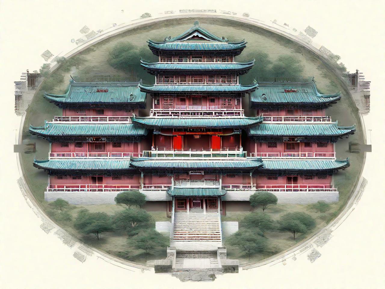 古楼平面设计：穿越时空的视觉盛宴
