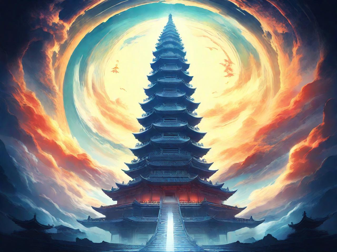 万佛塔:穿越时空的平面设计画卷