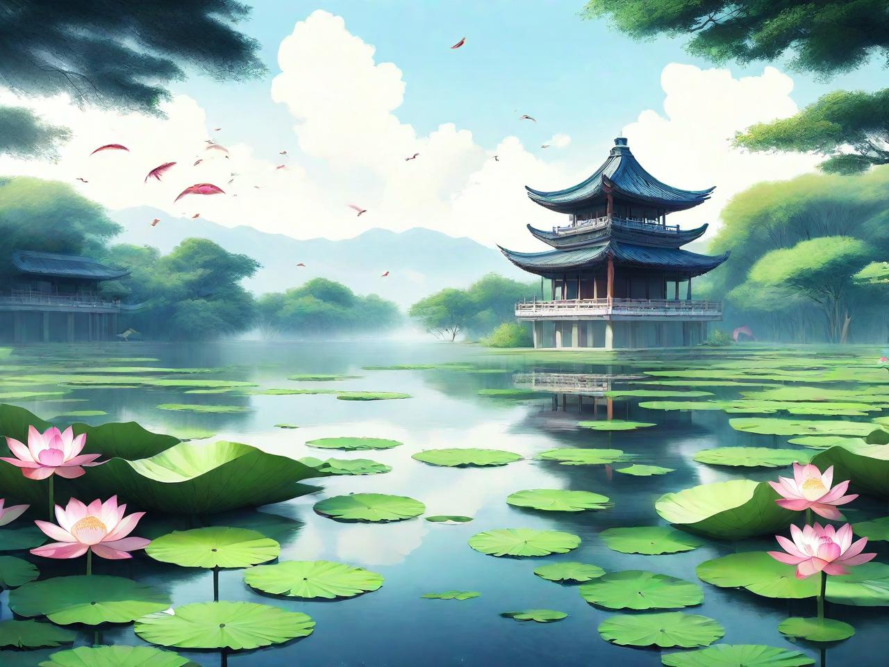 莲花坞：诗意栖息的平面设计画卷