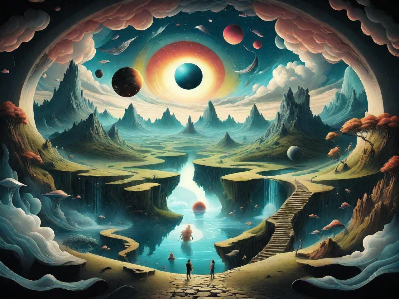跨越现实与幻想：幻境平面设计高清之旅