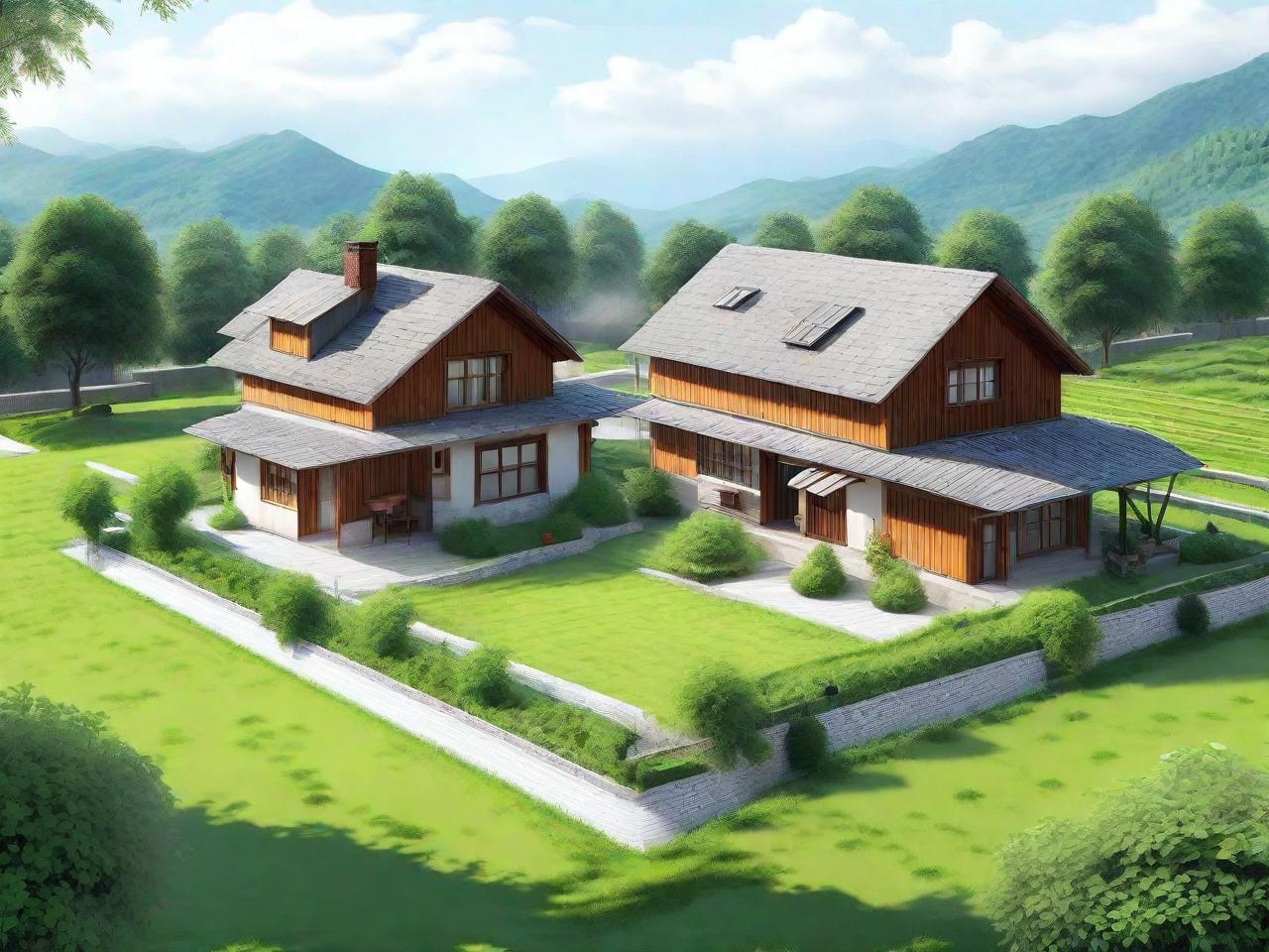 农家园平面设计：诗意田园，简约生活