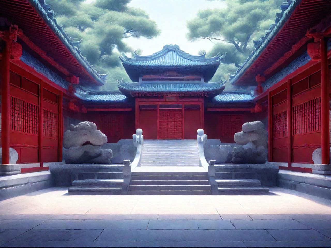 寺庙平面设计:穿越时空的禅意画卷