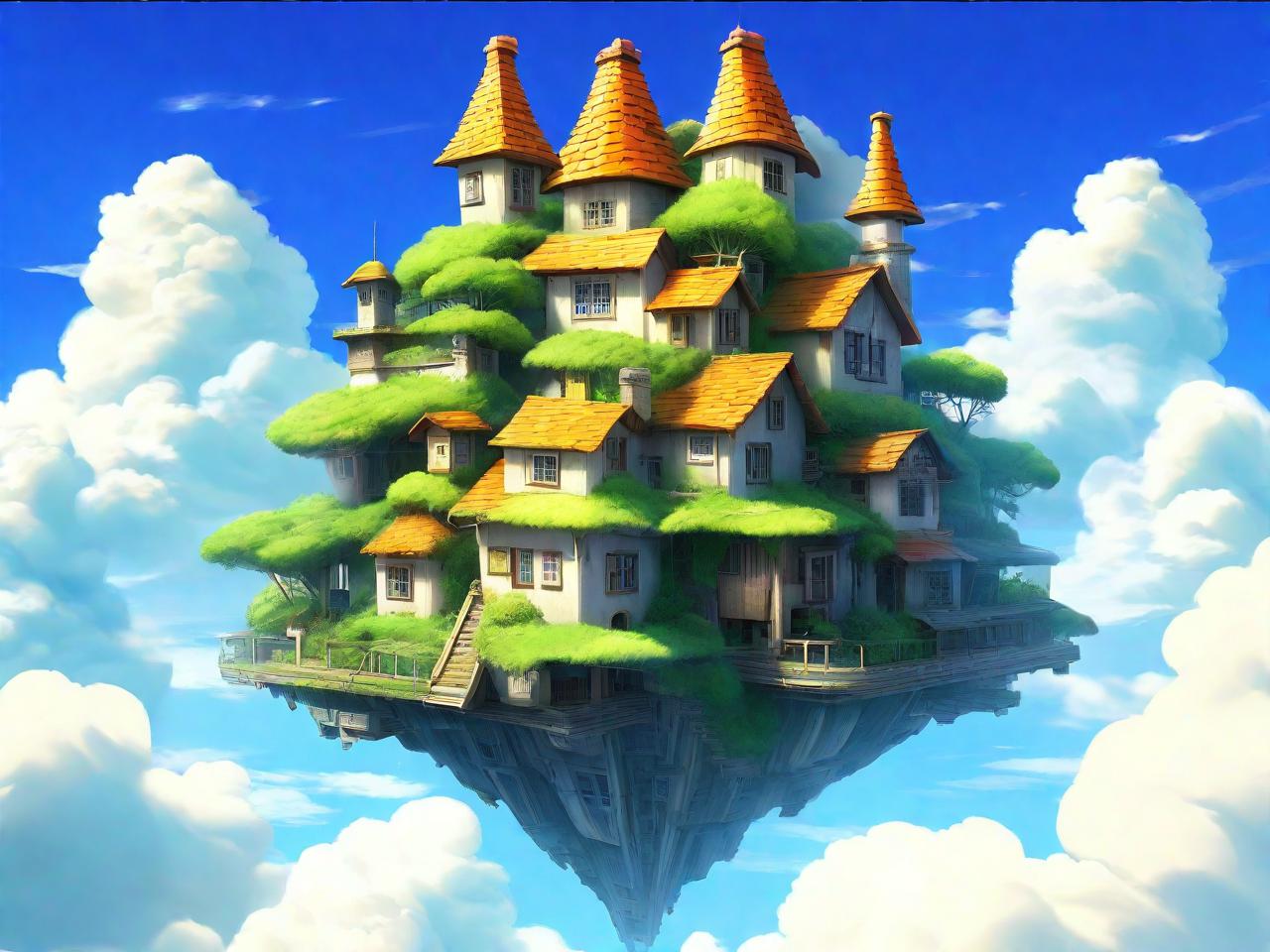 天空之城：屋顶平面设计的奇幻之旅