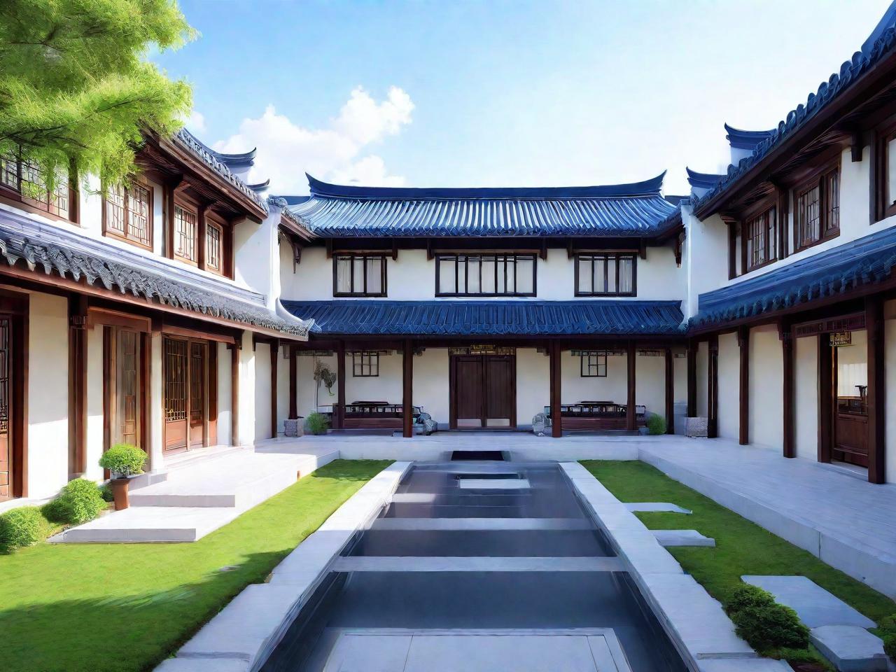 江南合院：古韵新境，一图看尽诗意生活