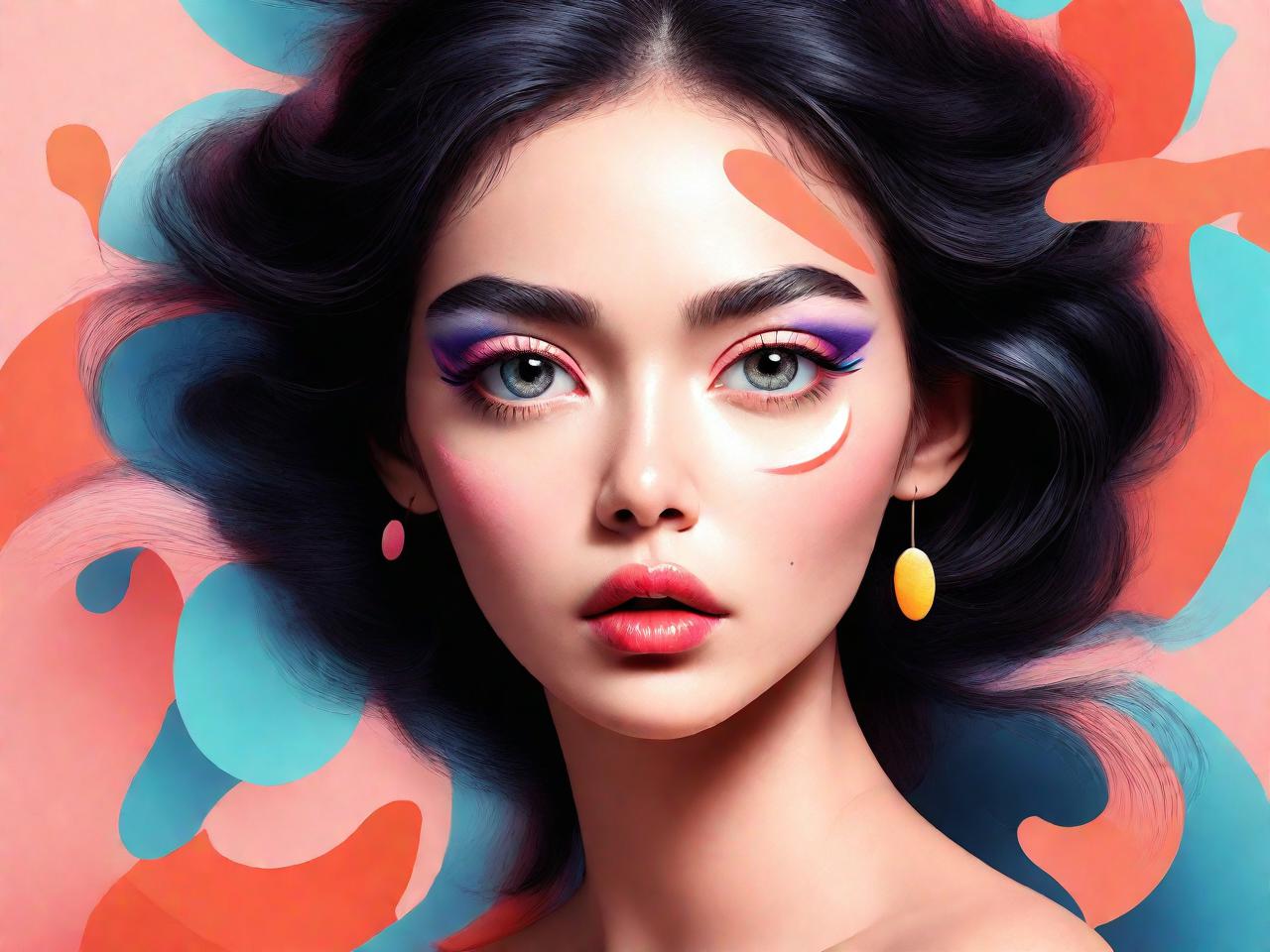 美妆护肤，视觉盛宴：平面设计中的艺术魅力